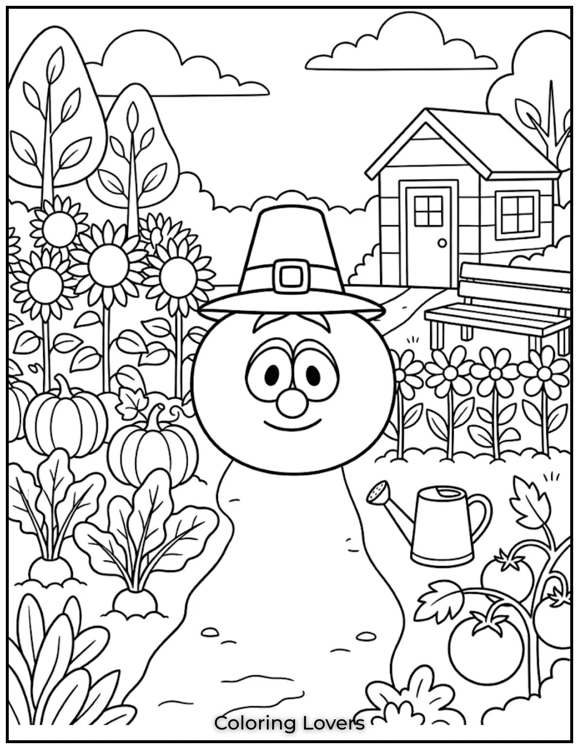 Amazing Tomato Coloring Pages Packed with Fun and Smiles 18 Garden Bob Tomato Coloring Page