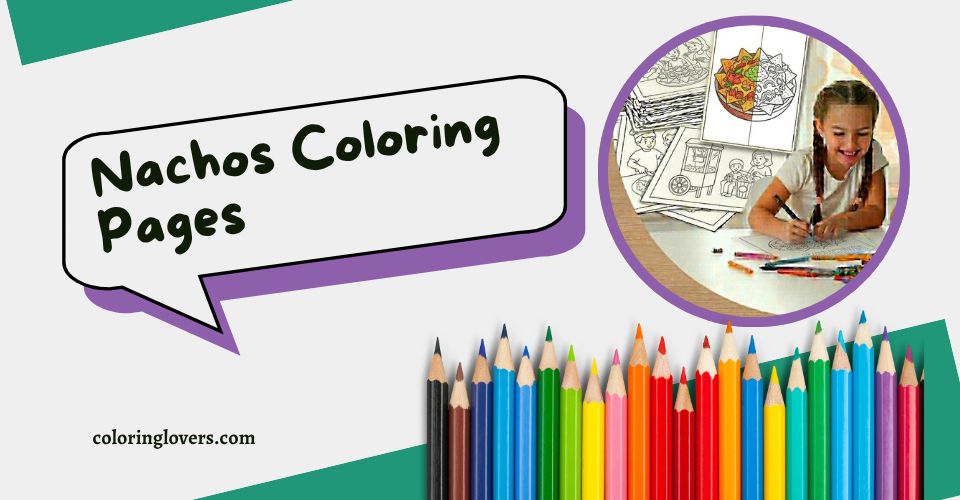 Nachos Coloring Page