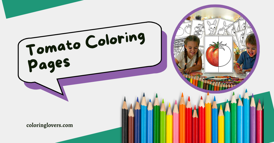 Tomato Coloring Page