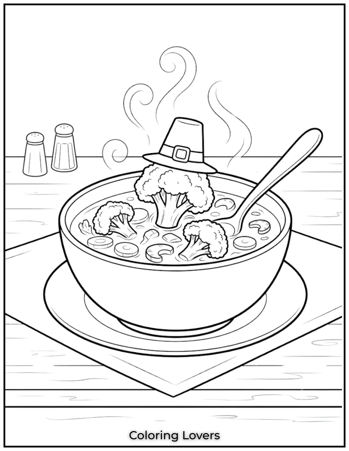 Printable Broccoli Coloring Pages Everyone Will Love 10 Bowl Broccoli Coloring Page