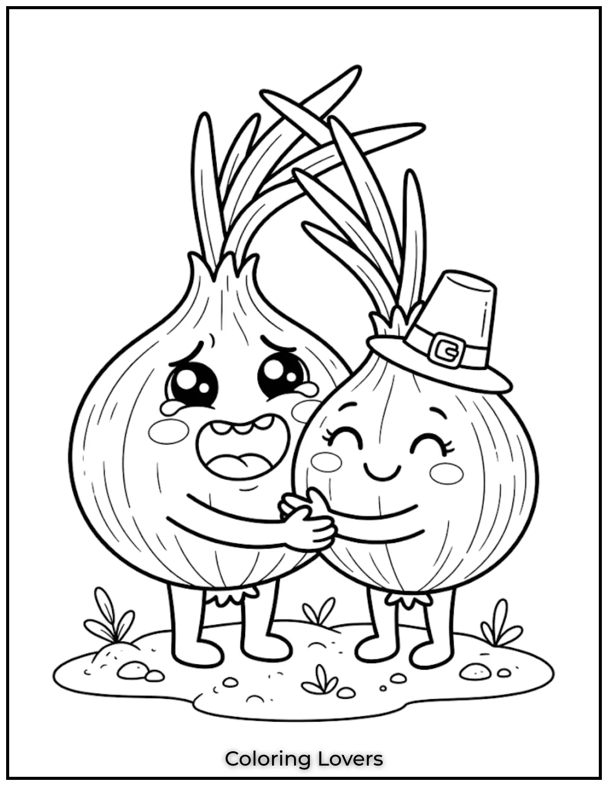 Cute Onion Coloring Pages to Print & Enjoy for Free 18 Comfort Onion Coloring Page