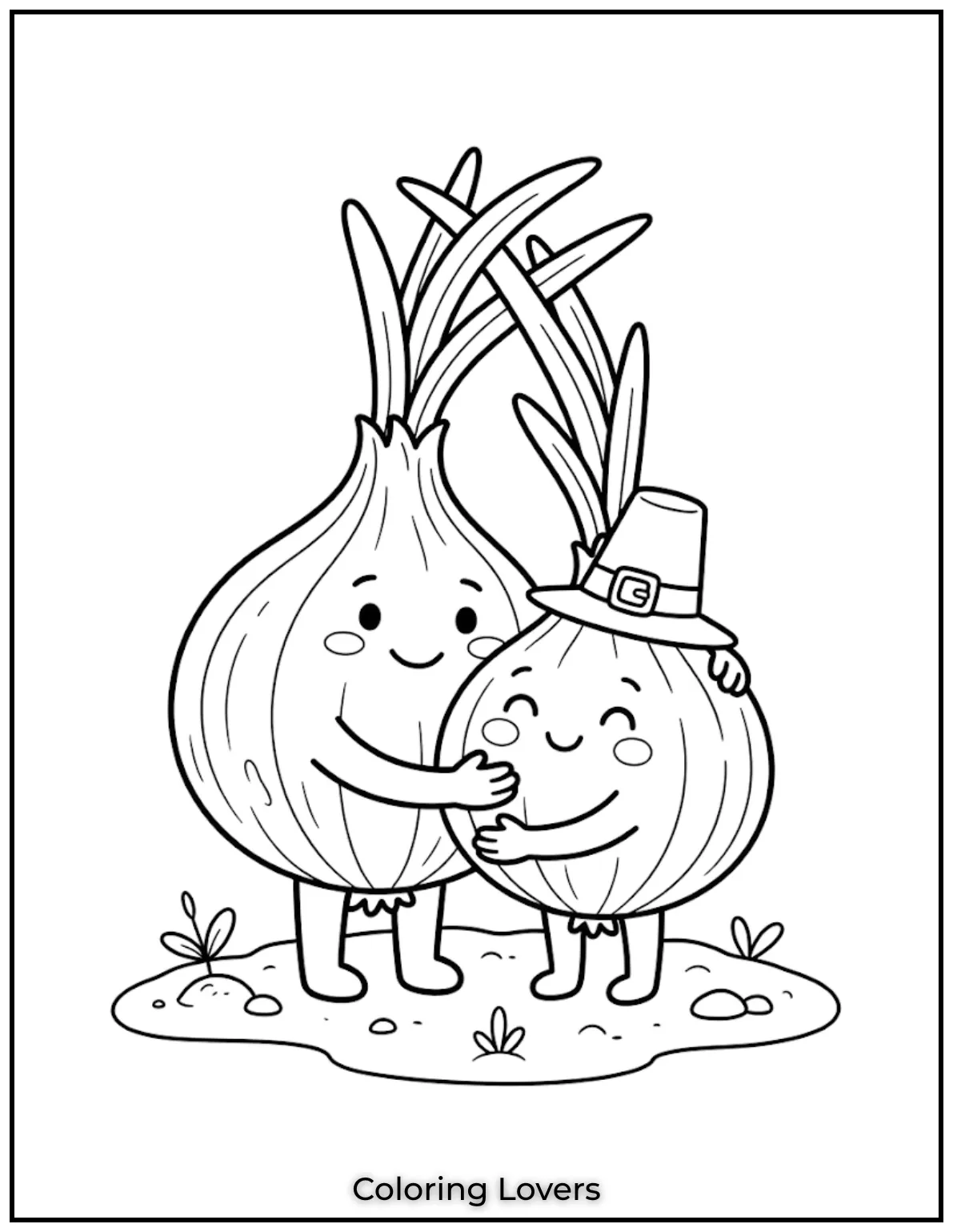 Cute Onion Coloring Pages to Print & Enjoy for Free 16 Friendly Onion Coloring Page