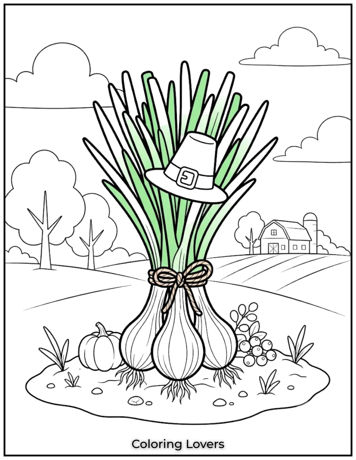 Cute Onion Coloring Pages to Print & Enjoy for Free 12 Harvest Onion Coloring Page