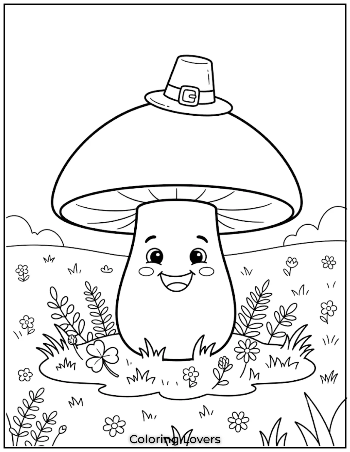 Amazing Mushroom Coloring Pages Kids Will Absolutely Love 7 Unique umbrella-shaped mushrooms bring playful charm while large spaces help every artist color comfortably with confidence today.
